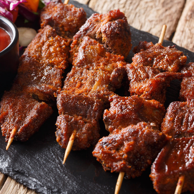 Nigerian Suya Beef Skewers